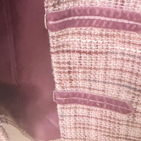 Parallel Elegant Pink Tweed Blazer Sz 4 EUC - Picture 7 of 10